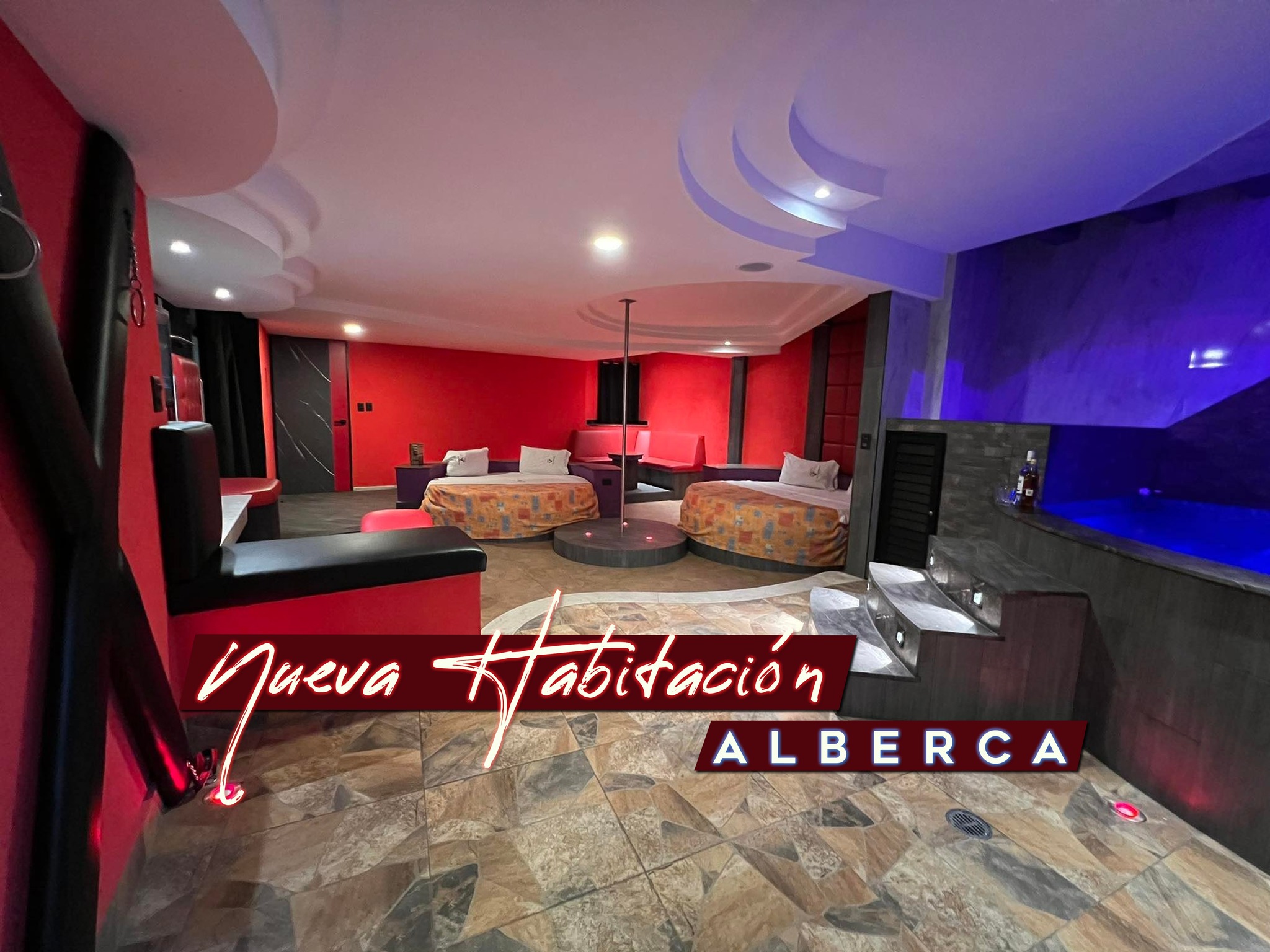 Suite con alberca y cascada